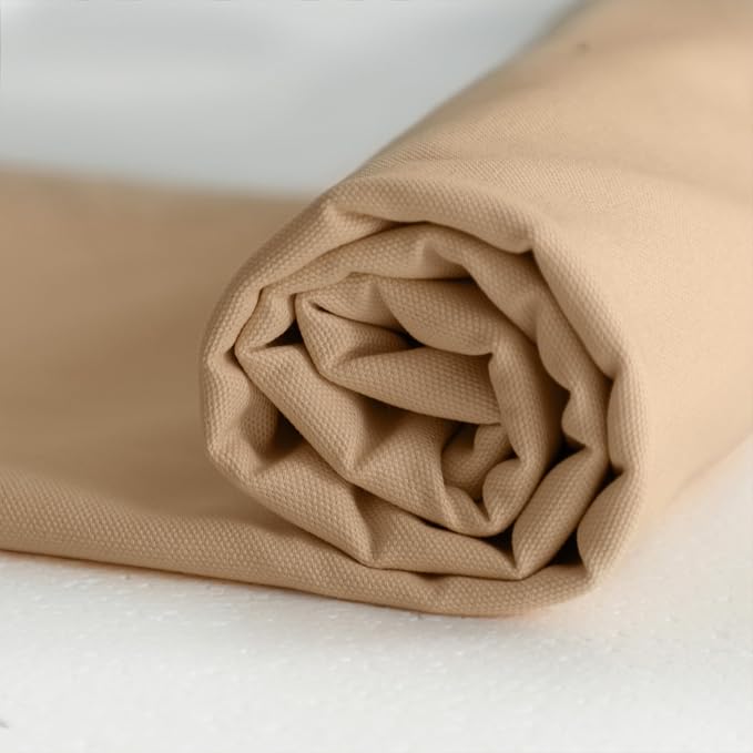 Simple&Opulence 100% Cotton Canvas Fabric 10oz. 59 Inch by The Yard, Nature - Image 4