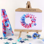 Tintnut Tie Dye Permanent Vinyl Roll 12in x 5ft Blue Red Adhesive Vinyl | Swirl - Image 7