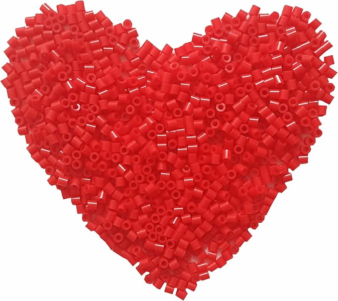 1000Pcs Fuse Beads - 5mm Red Melting Beads by Yowamho