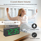 DreamSky Wooden Digital Alarm Clock - Image 3