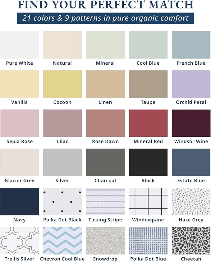 LANE LINEN Eco Friendly 100% Organic Cotton Fully Elasticized Twin XL Sheet Set - Image 3