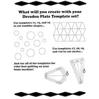 Acrylic Quilting Template Ruler, Design Plate, Patchwork Templates - Image 6