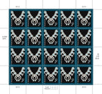 Indian Necklace Navajo Jewelry 2-Cent 2004 Definitive Denominated Mail-Use by United+States+Postal+Service