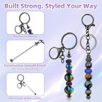 28 Pcs Beadable Keychain Bars - Image 6