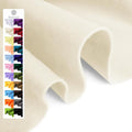 Ivory Soft Felt Fabric Sheet 36" x 36", 1.6mm Thick, Premium Craft Felt by Grainear