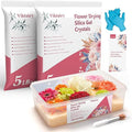 10 LBS Silica Gel Flower Drying Crystals, Reusable Color Indicating Flower by Viktairy