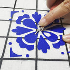guangyintong Blue Heat Transfer Vinyl HTV Rolls, Glossy Surface HTV Vinyl - Image 4