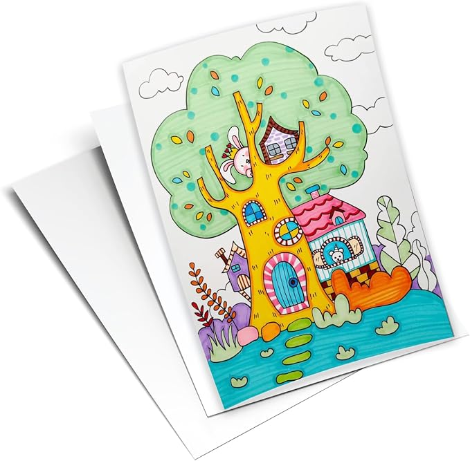 100 Sheets White Cardstock Thick Paper by Unknown