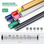 Sooez 12" x 12ft Matte PU HTV Vinyl Rolls, Custom Design - Image 4