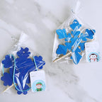 Winlyn 56 Sets 8 Styles Magic Color Scratch Blue Snowflake Ornaments - Image 6