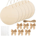 12 Pcs 16 Inch Wood Circles for Crafts Unfinished Round Wood Discs Blank Wooden by AWIZOM