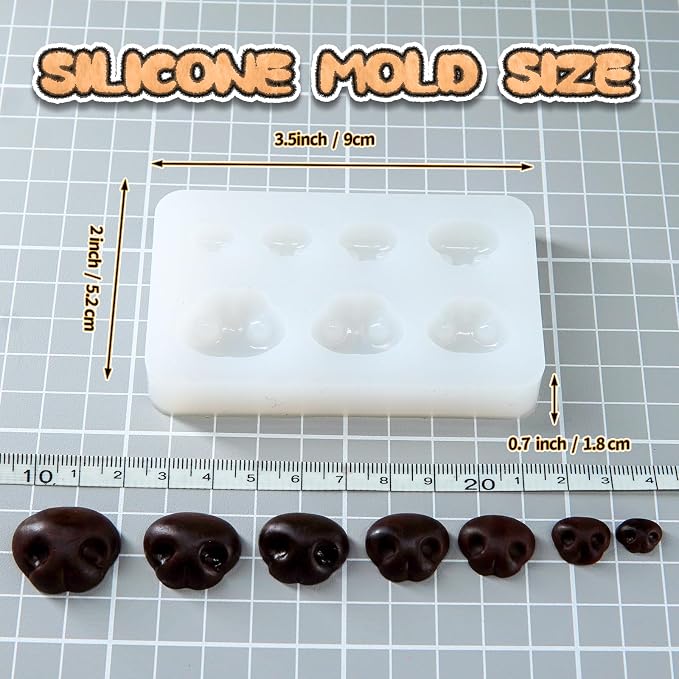 Nuvretk 7 Cute Silicone Molds for Needle Felting - Image 3