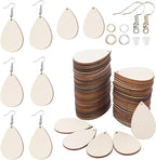 500 Pcs Unfinished Wooden Earrings by Ourart