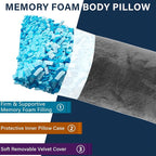 1 MIDDLE ONE Body Pillow, Memory Foam Body Pillows - Image 2