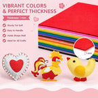 80 PCS Wool Blend Felt Sheets for Crafts 1 mm Thickness, 12 x 12 inches Felt - Image 5