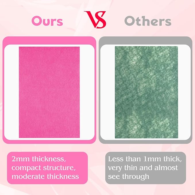 NEBURORA 20 Pcs 2mm Thick Stiff Felt Sheets - Image 4