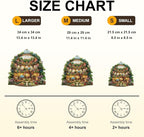 Mystic Garden Hall Puzzles Adults Gifts Wooden 100 Pieces 8.5 * 8.5in - Image 4