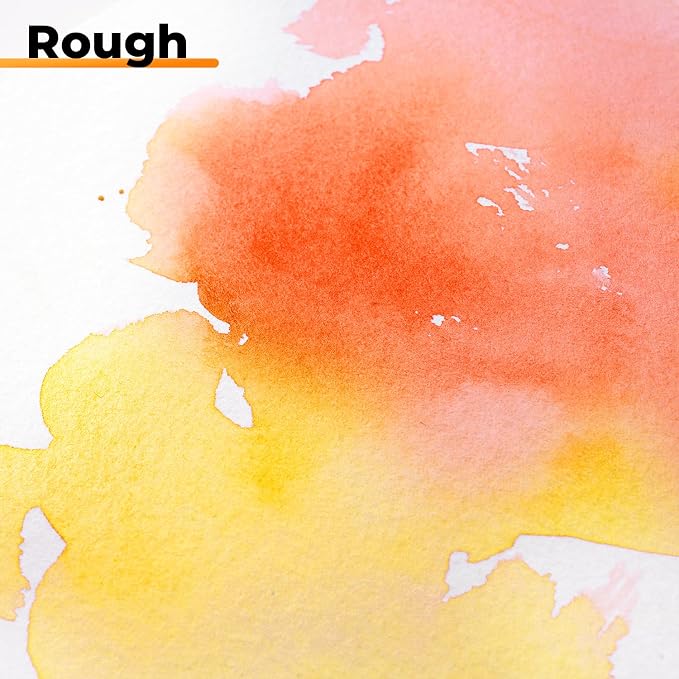 Fuumuui 11×15 Watercolor Paper Block, Textured Rough 100% Cotton Watercolor - Image 4