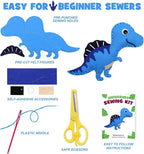 CiyvoLyeen Dinosaur Sewing Craft Kit DIY Kids Craft and Sew Set - Image 4