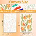 Mandun 3 Pack Paint by Numbers Kit - Image 2