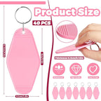 LOTMER 20/30/40/80 PCS Hotel Keychain Blank - Image 2