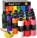 Nicpro 18 Colors Large Bulk Acrylic Paint Set by Nicpro