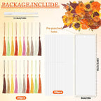 20 Sets Dried Flower Bookmark Making Kit Transparent Bookmark DIY Projects - Image 2