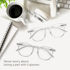 IBOANN Blue Light Glasses for Woman/Men, Fashion Blue Light Glasses Men - Image 8