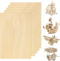 5 Pack Basswood Sheets for Crafts by HOME