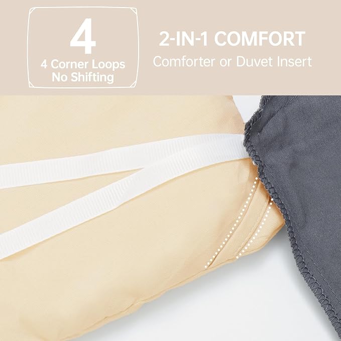 MUXHOMO Queen Comforter Set, All Season Ultra Soft Down Alternative Bedding - Image 6