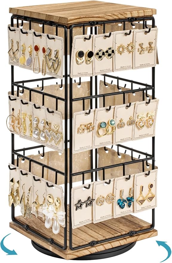 360 Rotating Earring Display Stands by Yoimori