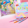 Guangna Water-Based Acrylic Markers Set, 24 Colors acrylic paint markers by GuangnaArtSupplies