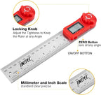 Digital Angle Finder Protractor, Angle Finder Ruler, Stainless steel 7inch 200mm - Image 6