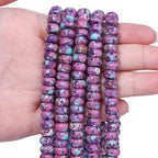 Songxi 5x8mm Natural Purple Blue Emperor Stone Rondelle Beads, Gemstone by SongXi