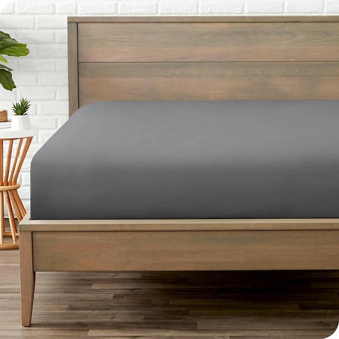Bare Home Fitted Bottom Sheet Twin Size by BareHome