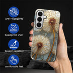 for Samsung Galaxy S26 Case, Dandelion Stained Glass Pattern Glossy 2 in 1 - Image 5