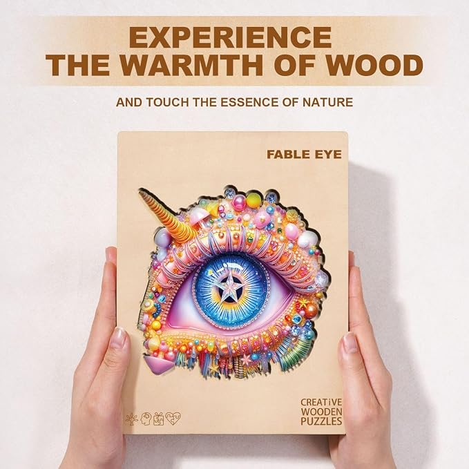 Fable Eye Puzzles Adults Gifts Wooden 260 Pieces 13.4 * 12.9in - Image 8