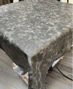 NAT Leathers | Gray 2 tone tumblegrain Calf Soft Faux Vegan Leather PU {Peta - Image 4