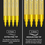 SFAIH Acrylic Gold Paint Pens - Image 6