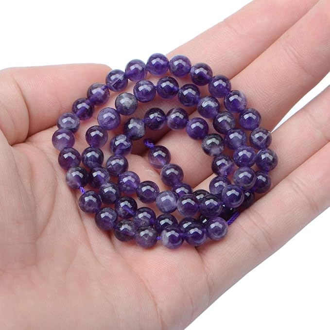 AD Beads Natural Gemstone Round Loose Beads 15" - Image 3