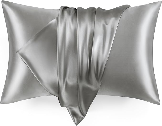 Love's cabin Satin Pillowcase Set of 2 King Size 20x36, Cooling Pillow Covers by Lovescabin