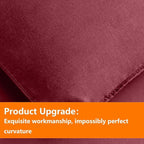 TAIMIT Burgandy Twin Size Comforter Set - Image 5