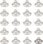 Craftdady Tibetan Style Antique Silver Alloy Pendants Cute Metal Dangle Charms by Craftdady