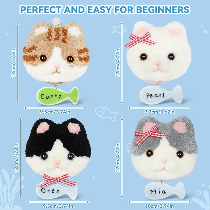 Punch Needle kit Adults for Beginners-4, Embroidery kit for Beginners, Includes - Image 5
