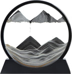 Moving Sand Art Liquid Motion, 3D Deep Sea Sandscape Color Quicksand Decor by KPNUWN