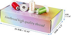 Simthread 40 Colors 40 Weight Polyester Embroidery Machine Thread Kit 550Y - Image 4
