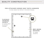 MCS 24x30 Puzzle Frame for Finished Puzzles, Natural Woodgrain Vertical & - Image 4