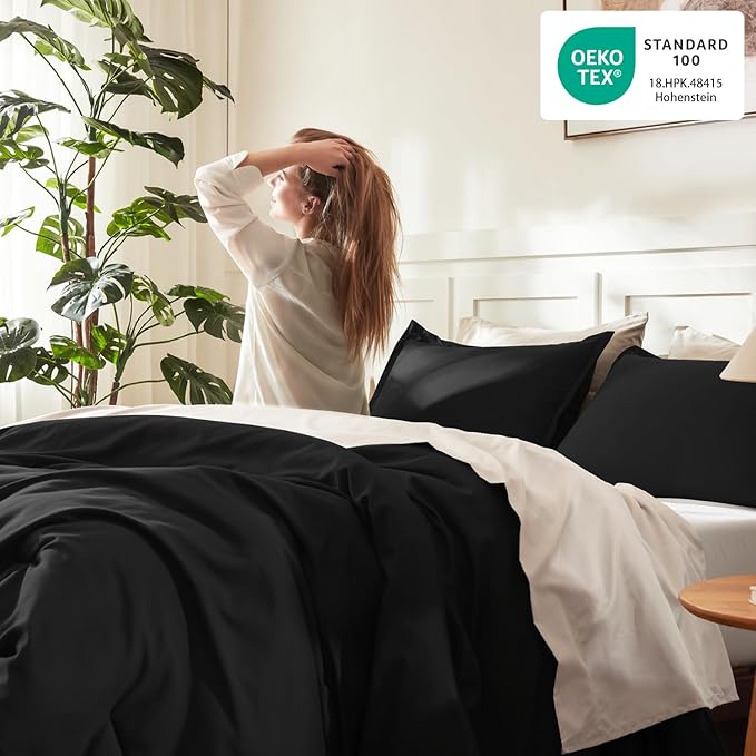Litanika Black California King Comforter Set - Image 4