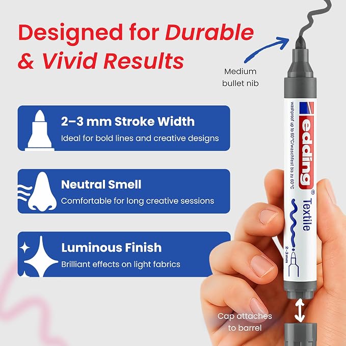 edding CR Textile Marker - Image 3