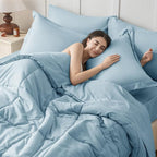 JOLLYVOGUE King Comforter Set, Ultra-Soft Bed in a Bag King Size 7 Pieces - Image 7
